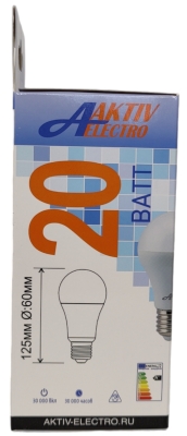 Лампа светодиодная LED-A60 AE 20 Вт 220-240В Е27 1900Лм 4000K /10 /100