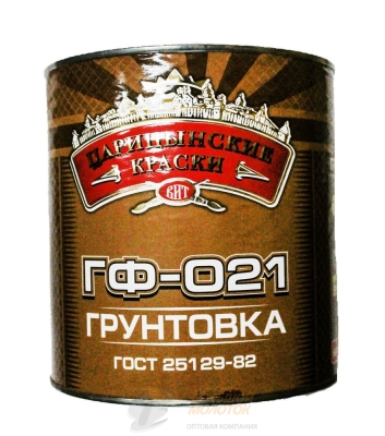 Грунтовка ГФ-021 красно-коричневая 2,7 кг Царицино /6