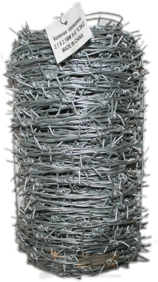 Колючая проволока "Ежиха" d=2.1, 5 кг, 50 м