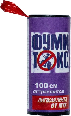 Лента липкая от мух "ФУМИ ТОКС" /100 /1000