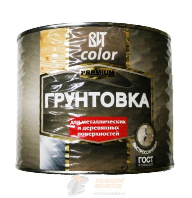 Грунтовка ГФ-021 серая 1,9 кг Царицино /6