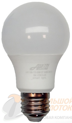 Лампа светодиодная LED-A60 AE 10 Вт 220-240В Е27 900Лм 4000K /10 /100