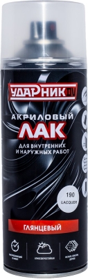 Лак спрей Акриловый глянц. №190 520 мл. /12