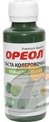 Колер паста зеленый №24 Ореол универс. 100 мл /6