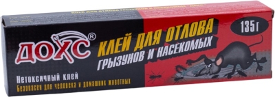 Клей для грызунов и насекомых "ДОХС" 135 гр.  /50