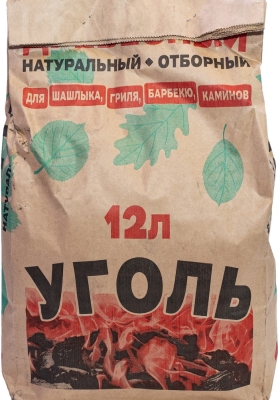 Уголь древесный  12 л /200