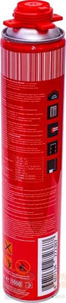 Пеногерметик проф. Pu-Tech FireStop 65 PRO огнестойкая B1 /16