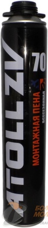 Пена монтажная "ATOLL ZV" Mega 70 PRO проф. 900 мл. (910гр.) /12