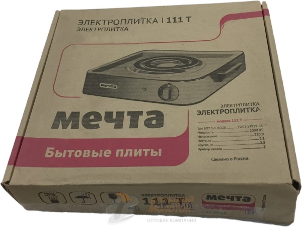 Плита эл. "Мечта - 111Т" 1 конф., тэновая