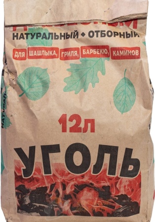 Уголь древесный  12 л /200