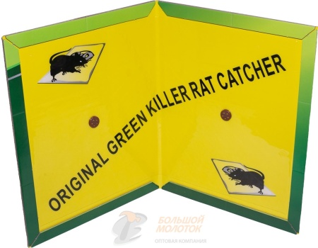 Мышеловка на клеевой основе БОЛЬШАЯ 25,5*33см GREEN KILLER BH-8 /50