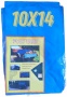Тент ПХВ синий   10*14 м (140 г/м2) /2