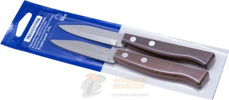 Нож 22210/203 Tramontina дер. ручка блистер 2 шт 75мм /6 /30