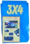 Тент ПХВ синий    3* 4 м (140 г/м2) /20